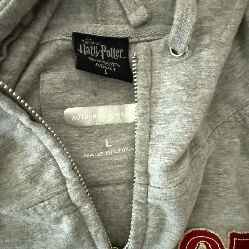 Gryffindor Zip Up Hoodie - Picture 2 of 2
